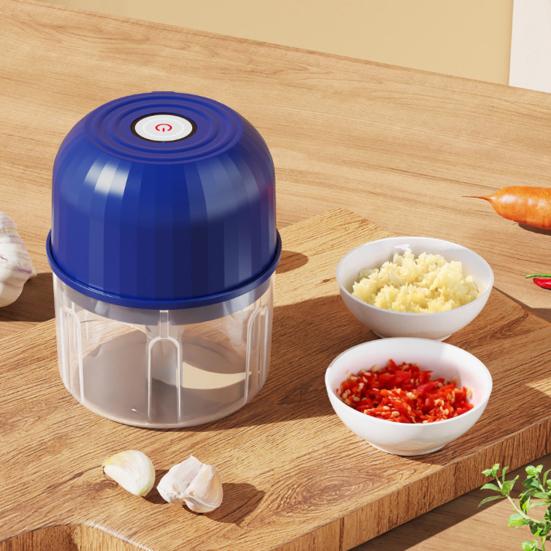 Беспроводная электрическая мельница с острым лезвием, перезаряжаемая, мини-размера, многоцелевая, мощностью 40 Вт, мощная мельница для чеснока и мяса, кухонный инструмент