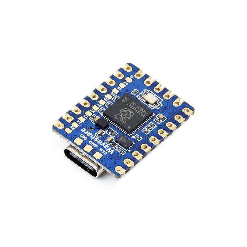 RP2350-Zero Dev Board: Raspberry Pi RP2350 with Optional Pin Headers for Unused IO
