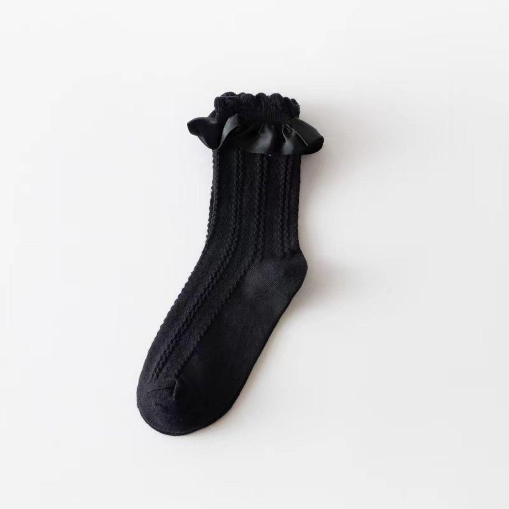 Mesh White Lace Socks Princess Mary Jane Shoes Socks New Lolita Socks  Girls