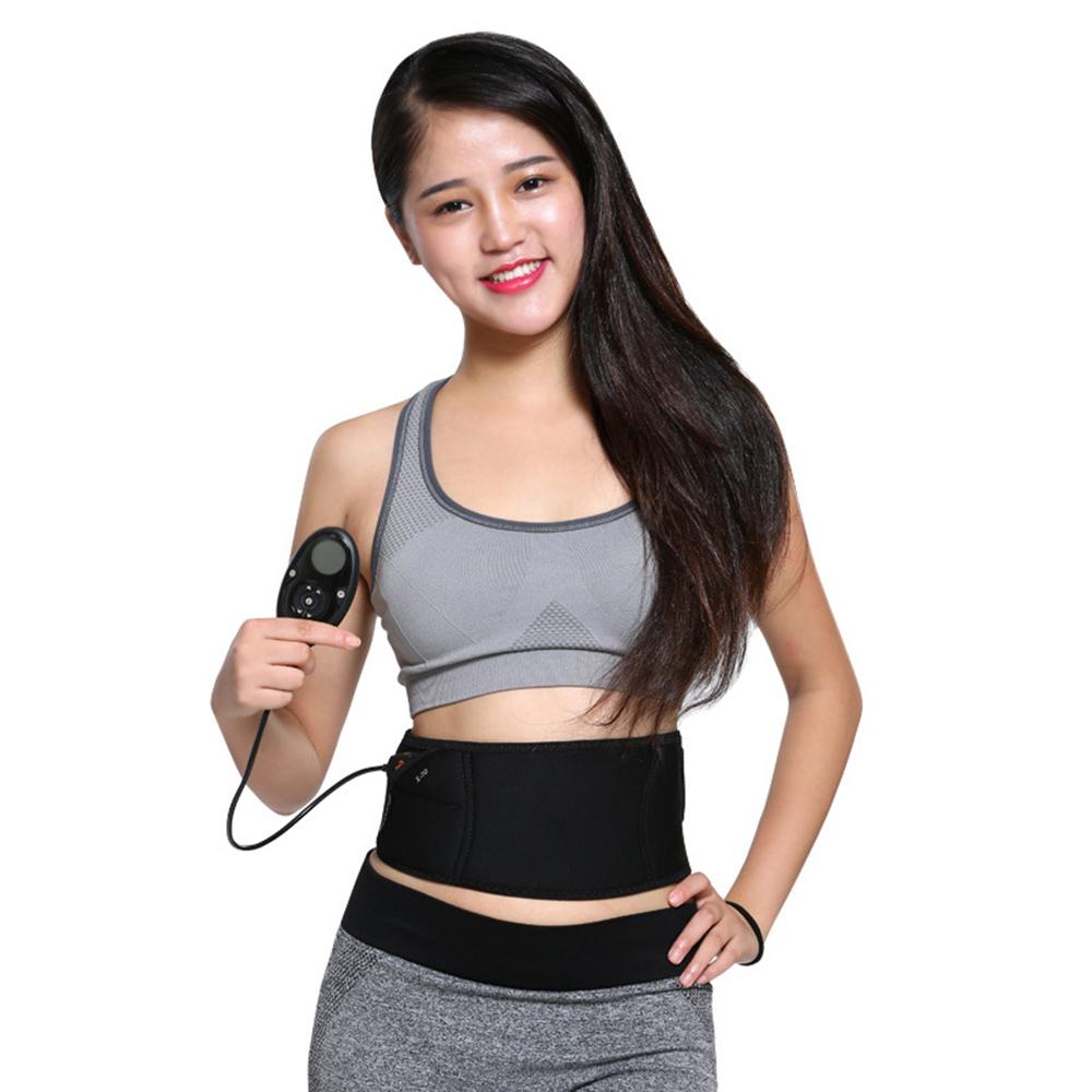 Стимулятор мышц живота EMS пояс Smart Fitness Massage Abs Trainer Электрический массажер для похудения тела Домашний спортзал