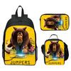 Hoppers Beaver Metamorphosis Print 3-Piece Set School Backpack Lunch Bag Pencil Case Cartoon Student Set