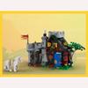 Конструктор MOC средневековый замок модульная модель строительные блоки сложенные строительные блоки креативная игрушка подарок DIY развивающая игрушка