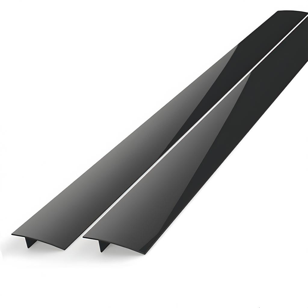 2PCS Kitchen Stovetop T-Shaped Strip Fill the Gap in the Stove Top Design for Household Practical Supplies