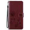 Rose Leather Flip Cover for Samsung Galaxy iPhone Honor Card Slots Phone Wallet Case for Huawei Xiaomi Redmi
