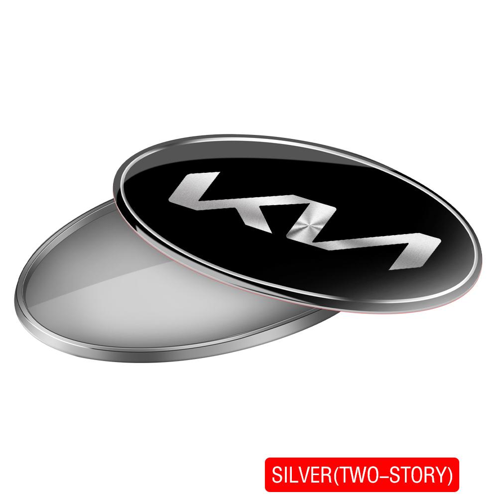 3D Car Aluminum Metal Logo Badge Body Fender Trunk Decoration Stickers For KIA Stinger RIO Sorento Picanto Ceed Borrego Syros K5 MT8