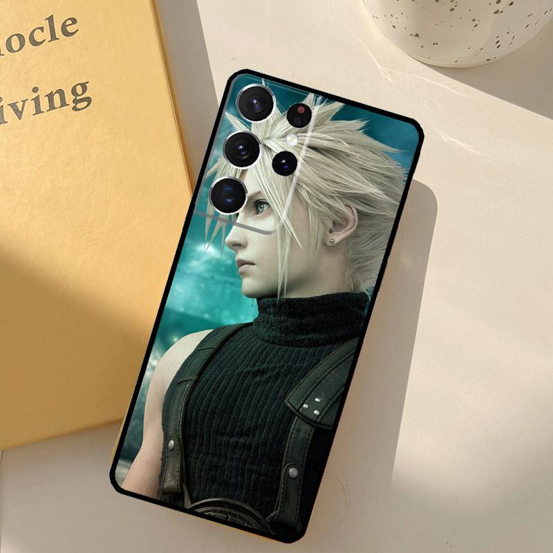 FINAL FANTASY Чехол Cloud Strife для Samsung Galaxy S23 S21 Ultra S20 FE S9 S10 S22 Plus Note 10 Plus S22 Ultra Чехол