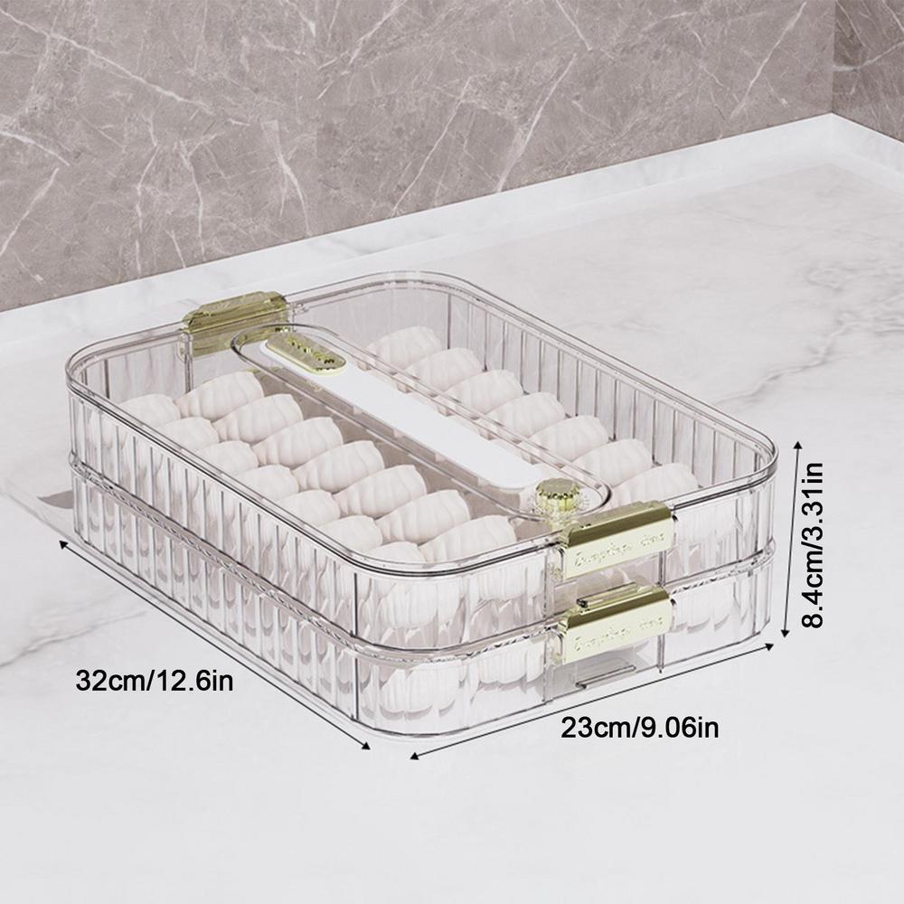 Коробка для заморозки пельменей Контейнеры для закусок Контейнеры для заморозки Органайзер для пельменей с пельменями