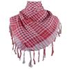 Shemagh Desert Scarf Colorblock Houndstooth Pattern Arab Keffiyeh Shawl Wrap with Tassels Scarves Bandana Head Wraps