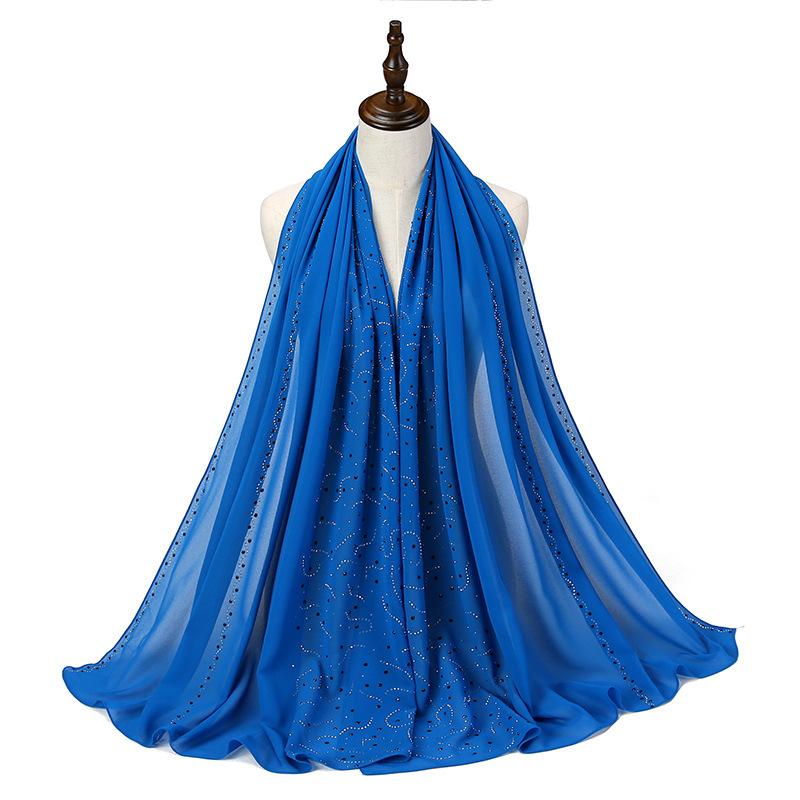 Новый Летний Роскошный Элегантный Женский Шелковый Шарф Пляжный Накидка Шаль Шифоновая Блестящая Бандана Защита от Солнца Хиджаб Женский Шарф Парео Платок