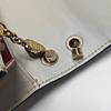 [Pre-Owned] Serpenti Forever Medium White Leather Snake Head Embellished Crossbody Shoulder Bag - Good #1A5O8RB