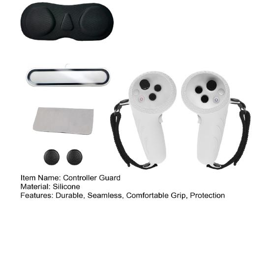 Силиконовый защитный кожух контроллера с противоскользящей рукояткой и защитой линз Защита гарнитуры VR