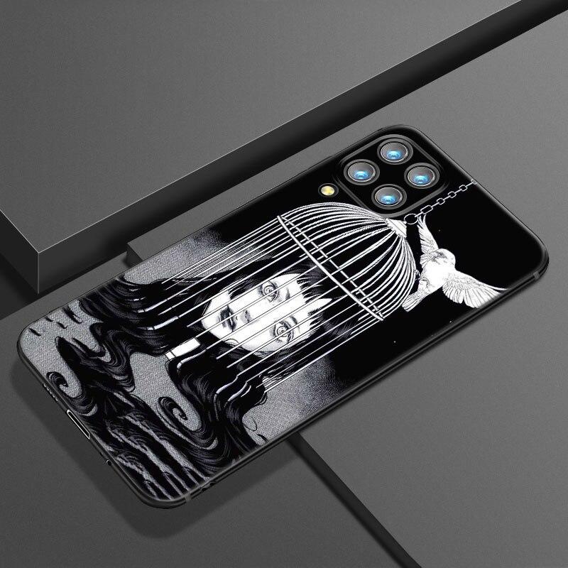 Junji Ito Terror Horror Anime Phone Case For Samsung A21 A30 A50 A52 S A13 A22 A32 4G A23 A33 A53 A73 5G A12 A31 A51 A70 A71 A72