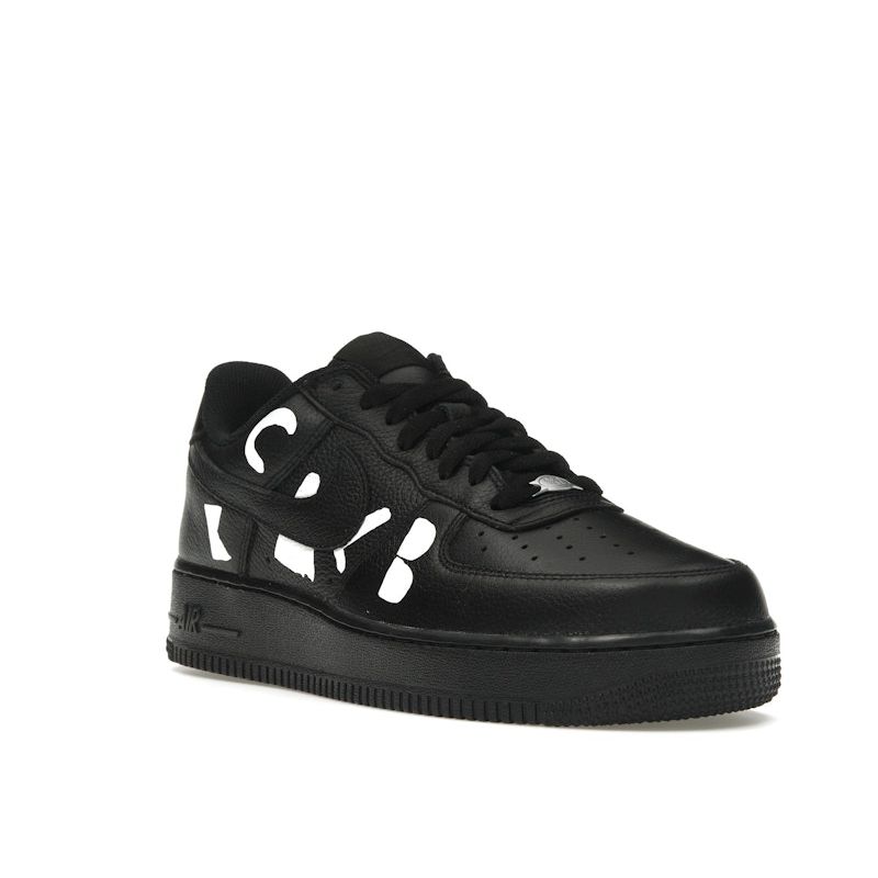 BLACK Comme Des Garçons X Nike Air Force 1 Low Retro Black Dover Street Market Exclusive Unisex Sneakers IB9949-001