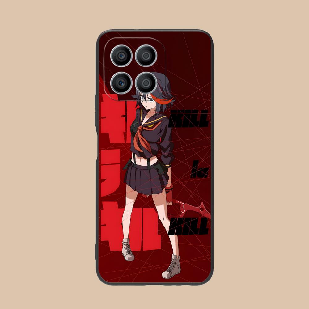 Чехол для телефона La Kill Ryuko Matoi для Honor 90 80 70 60 50 30 20 10 9 8 7 Pro S SE Lite 5G Черный Чехол для смартфона