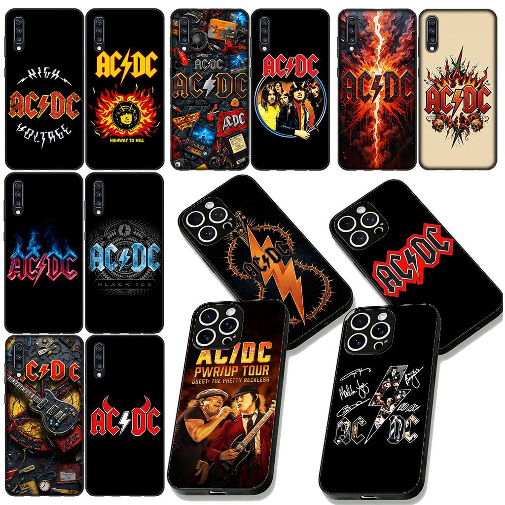 A-Acdc Poster Coque Phone Cover for Samsung Galaxy A06 A05 A14 A50 A51 A52 A12 A13 A23 A70 A07 A25 A26 A72 A56 Casing Coque Case