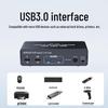 8K двухканальный HDMI + USB 3.0 концентратор с 2 входами и 4 выходами