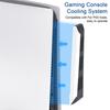 Cooling Fan Efficient 3-fan Design Heat Dissipation Extended Gameplay Low Noise Simple Installation Heat Sink for PS5 Console