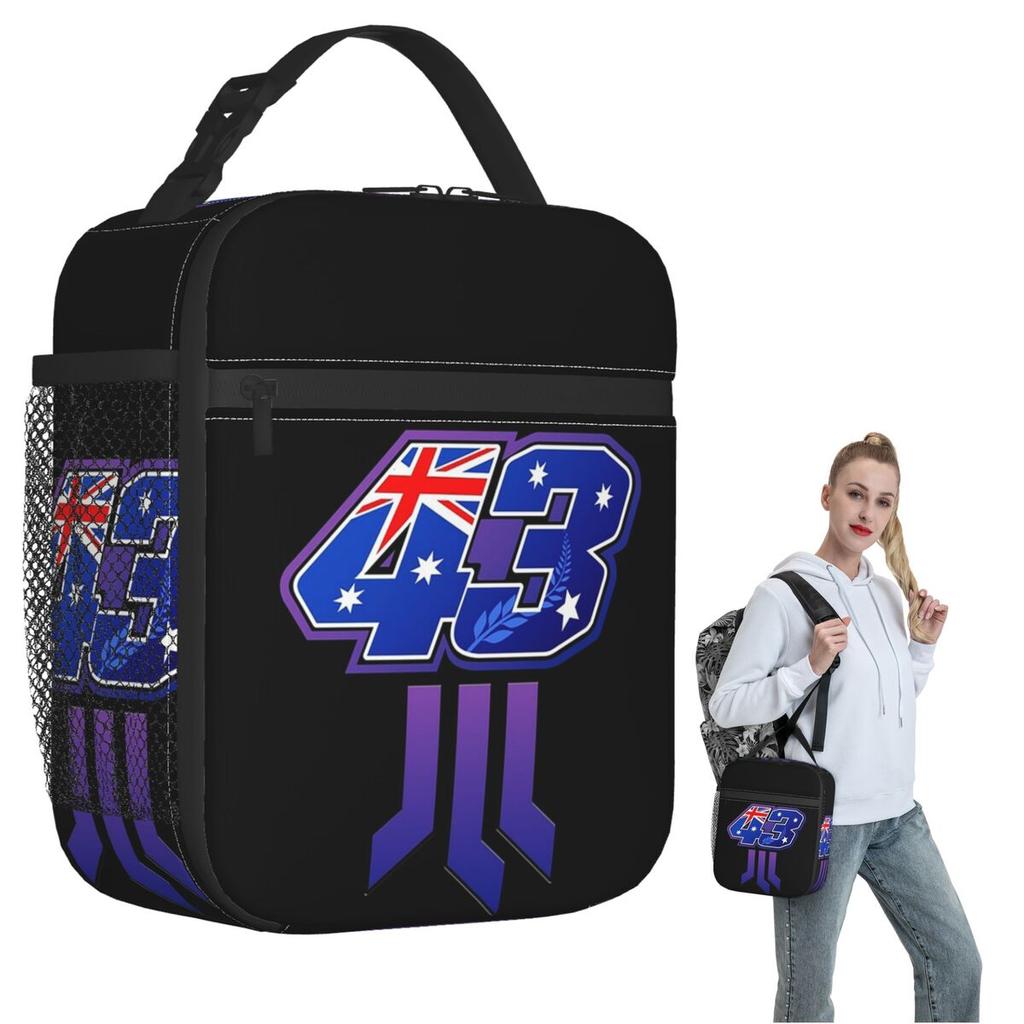 Jack Miller Number 43 Insulated Lunch Bag for Women Kids Portable Food Boxes Thermal Lunch Box Tote