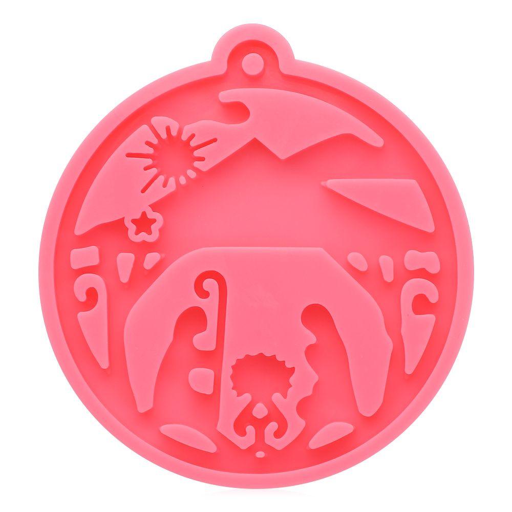Cake Tools Candy Chocolate Silicone Moulds Christmas Ball Mold Jewelry Making Tool Keychain Molds