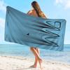 Classic Movies JAWS Movie Big Microfiber Beach Towels Quick Dry Towel Sand Beach Towels Pool Towel for Travel Swim Pool Yoga