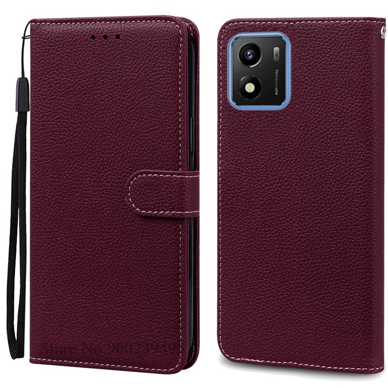 Для чехла Vivo Y01 Vivo Y15A Y15S Кожаный чехол-книжка с кошельком Чехол для телефона для Vivo Y01 Y 01 V2166 V2120 V2147 V2134 Обложка Fundas