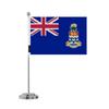Drapeau De Bureau - Îles Caïmans - 14 X 21 Cm - Polyester - Impression Recto/verso - Acier Inoxydable