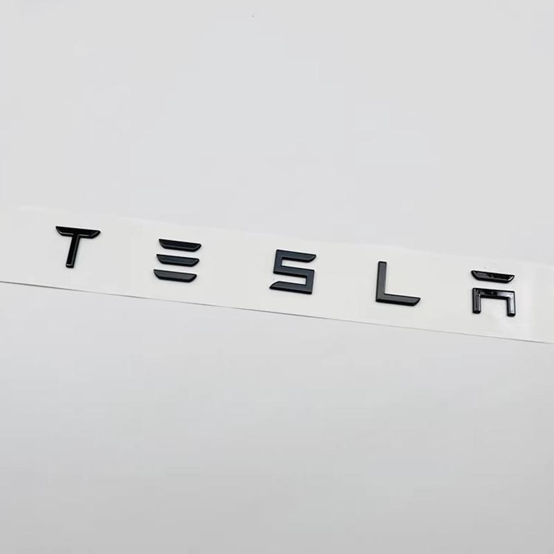 Bpyqc0 Наклейки с логотипом автомобиля Tesla Декоративные наклейки на багажник автомобиля Для Tesla Model 3 S X Y Cybertruck Roadster SpaceX P75D P85D P90D