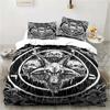 Satanic Satan Devil Bedding Set Boys Girls Twin Queen Size Duvet Cover Pillowcase Bed Kids Adult Fashion Home Textile