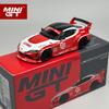 МИНИГТ 1:64 Toyota LBWORKS Toyota GR Supra Красный/Белый Легкосплавный Модель Автомобиля 1103