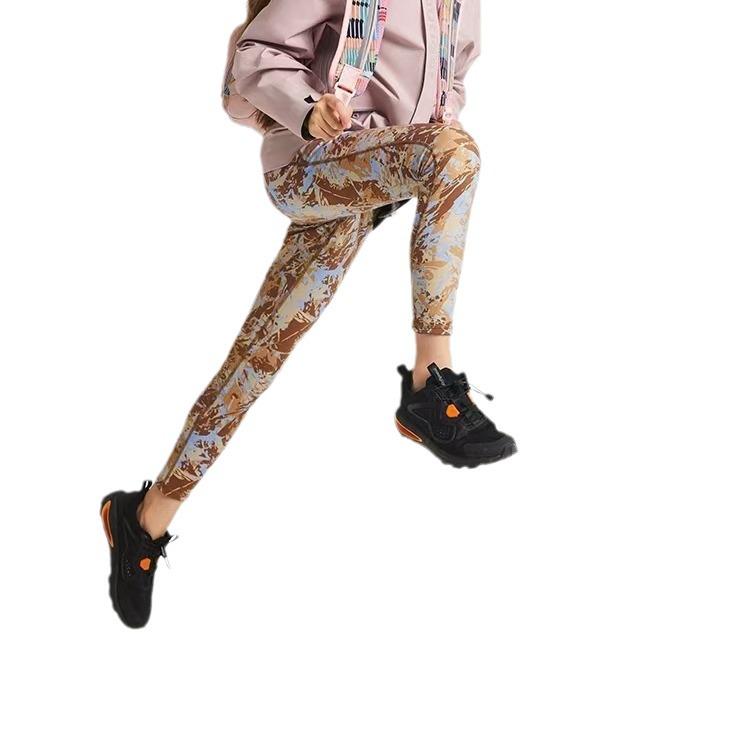 Женские леггинсы для йоги с высокой талией и быстрой сушкой - Дышащие эластичные спортивные брюки для осени/зимы