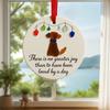 Sea Glass Art Animal Ornament Pet Memorial Christmas Tree Hanging Decor Keepsake Gift for Cats Dogs Lovers Holiday Home Decor