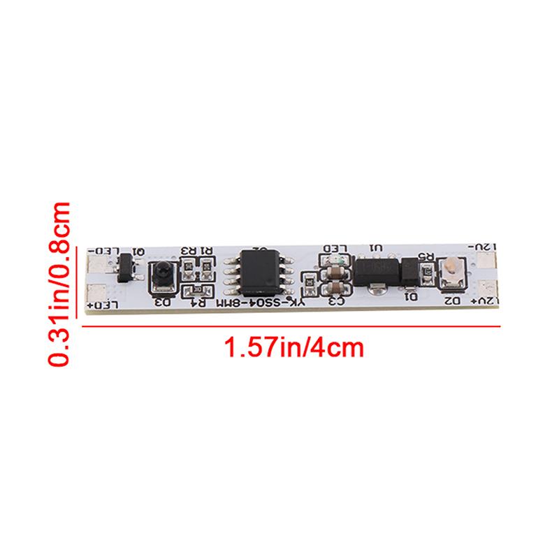 1 шт. 5A датчик движения ручной переключатель 12-24 В ручной волновой сканер ИК-сенсор переключатель для светодиодного освещения шкафа/шкафа/лампы для гардероба