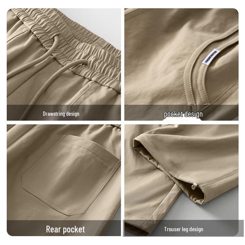 Fingercroxxit Men's 2025 Autumn Casual Outdoor Parachute Pants