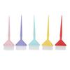 5PCS Hair Dye Color Brush Frosted Handle Soft Bristles Ergonomic Hair Coloring Tool for Salon Home
