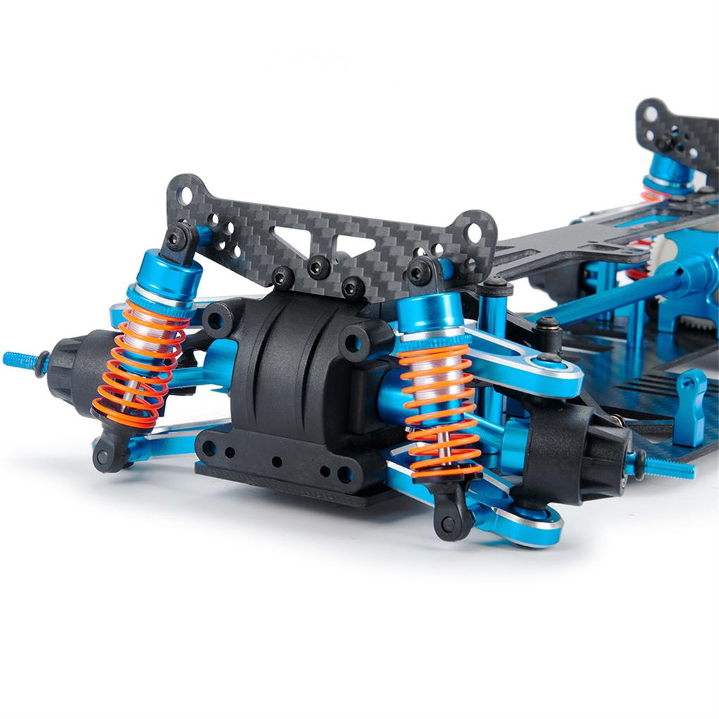 1/10 Carbon Fiber Car Frame For 1/10 TT02 Aluminum Alloy / Plastic Chassis Frame RC Car Part