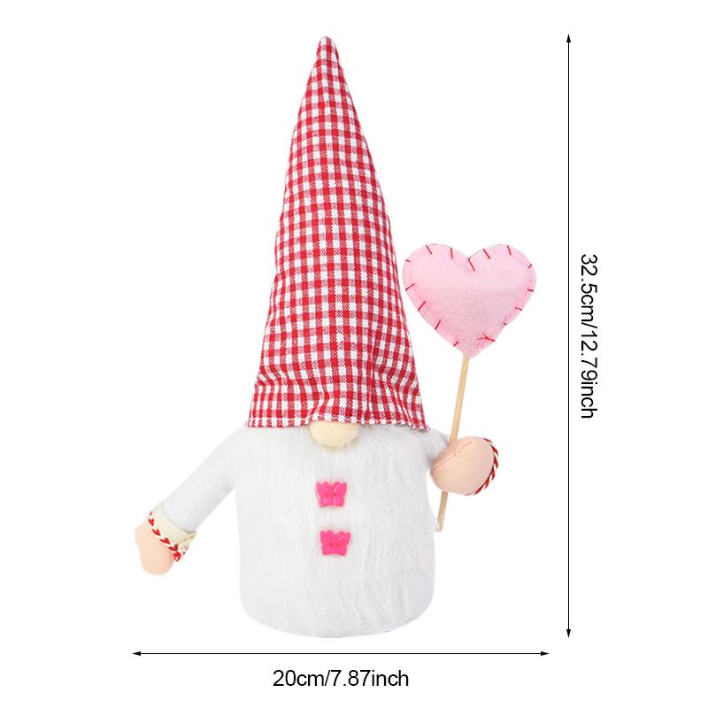 Подарок на День святого Валентина, безликий гном, плюшевая кукла для парня, девушки, рождественское украшение для дома, новогоднее украшение, свадебные подарки