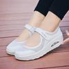 Fashion Summer Women Flat Platform Shoes Woman Casual Mesh Breathable Slip On Fabric Sneakers Shoes For Women Female Mary Jane Shoe.