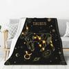 Cartoon Constellation Flannel Blanket Light Blanket Sofa Bedroom Bed Decorative Blanket