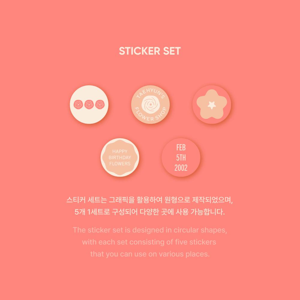 TXT TAEHYUN's Flower Shop Photo Package