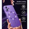 Coque de Protection - E.F.Connection - pour iPhone Air - TPU avec Anneau Magnétique Violet - 2 Vitres