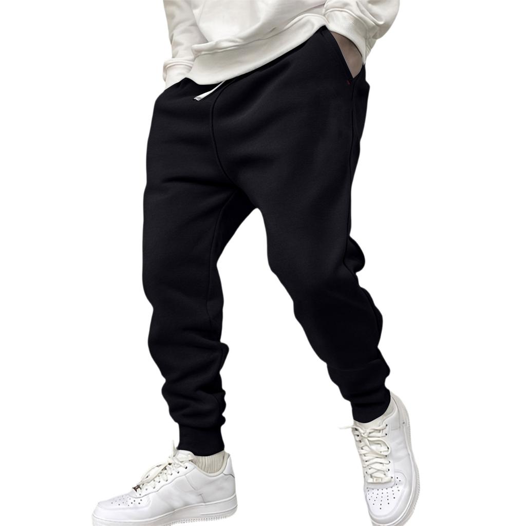 Мужские спортивные брюки, брюки для бега, рабочие брюки с карманами для улицы, повседневные брюки