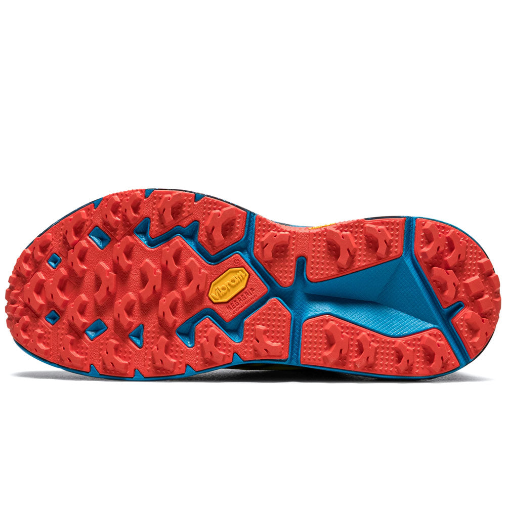 Кроссовки HOKA Speedgoat 2 Low Citrus Blue Unisex, желтые, Hoka-Citrus, Hoka-Blue 1162710-HSH