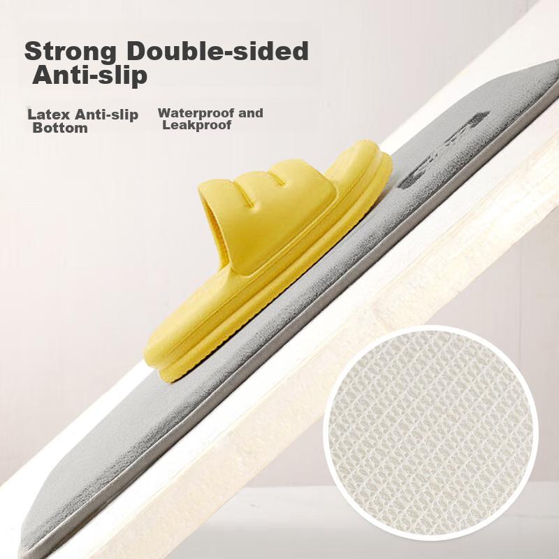 Huaxu Bathroom Mat, Absorbent Bath Mat, Toilet Foot Mat, Washroom Entrance Non-Slip Mat, Quick-Drying