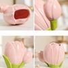 Ceramic Tulip Flower Vase Desktop Decoration Cute Flower Vase Arrangement Forried Flower Living Room Decor Home Table Decor Gift
