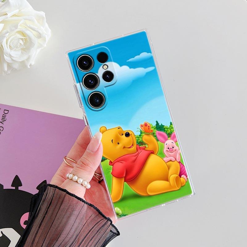 Винни-Пух Тигра Иа-Иа Пятачок Природа Прозрачный Чехол Для Samsung Galaxy S26 S25 Ultra S24 S22 S26 Plus S20 S23 S21 FE Чехол