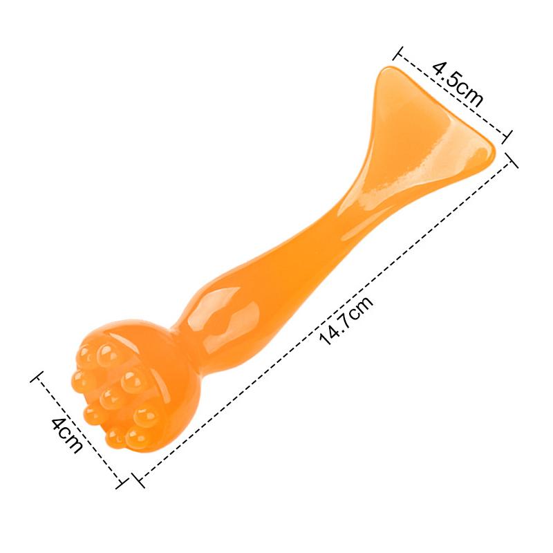Lotus Seedpod Gua Sha Tool 1Pcs Resin Facial Stick for Relaxing Face Massage and Sculpting Contours
