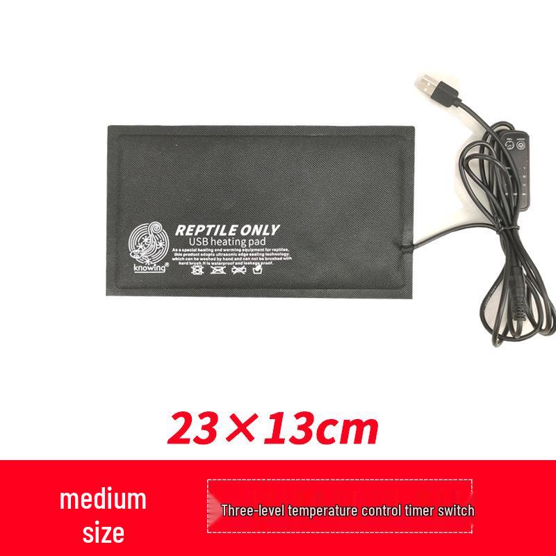 Подушка с подогревом USB из углеродного волокна для питомцев - Моющаяся и гибкая для рептилий, кошек и собак.