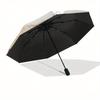 Cats, Cute Automatic Folding Umbrella  8 Ribs, Durable Iron Frame, Bright Color Pattern Compact Travel Umbrella, Suitable for Outdoor, Beach