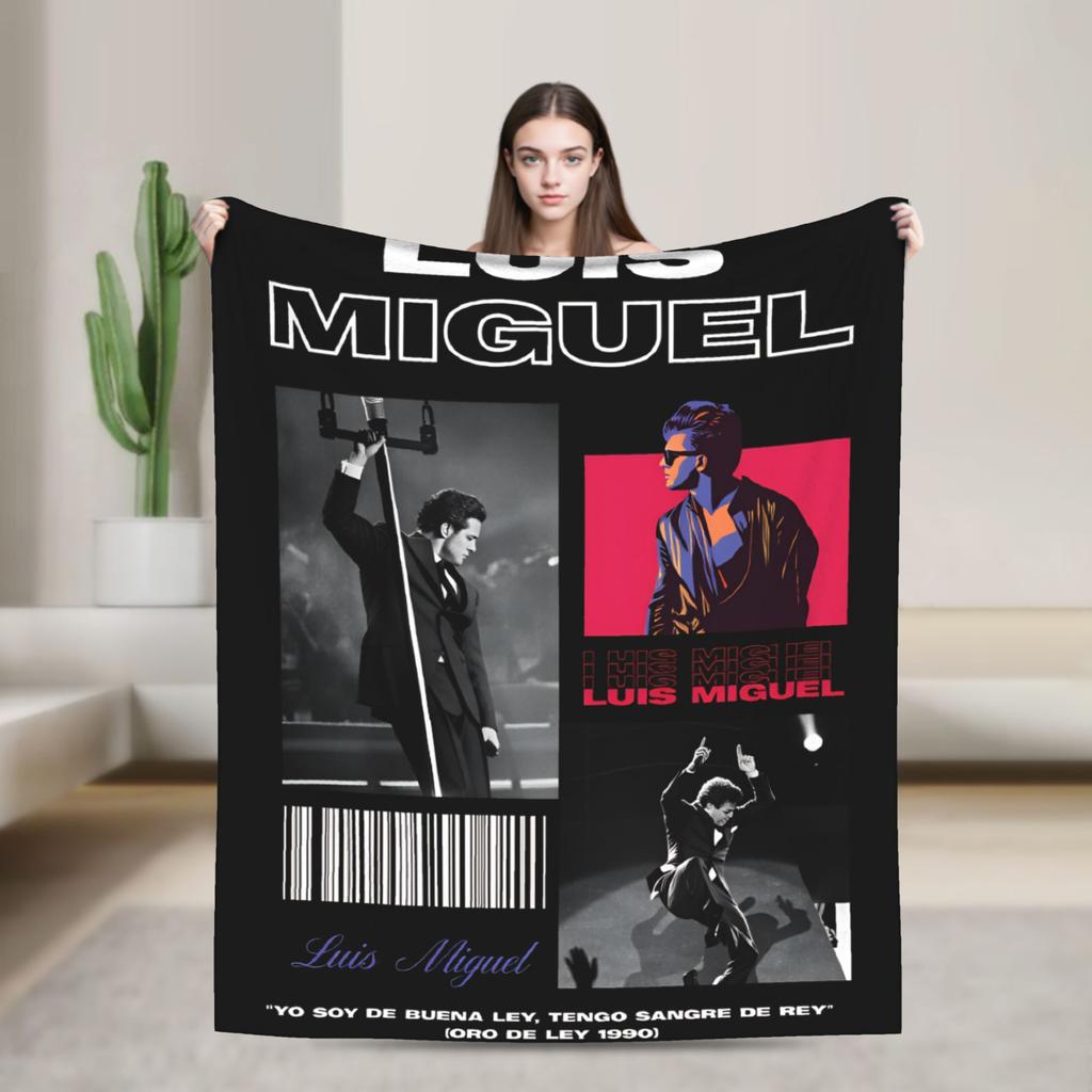 Luis Miguel Blanket Quality Warm Throw Blanket Winter Girls Boys Living Room Novelty Bedspread