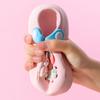 Милые детские летние сандалии из ЭВА с мультяшным рисунком, нескользящие, с закрытым носком для мальчиков и девочек